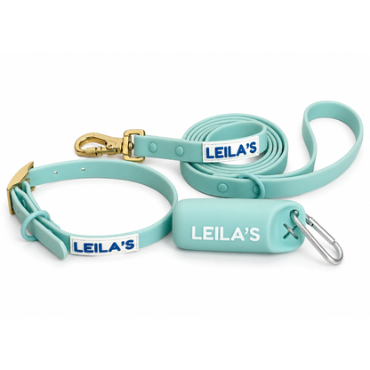 ADVENTURER BUNDLE - Dog Collar, Leash, and Poop Bag Holder